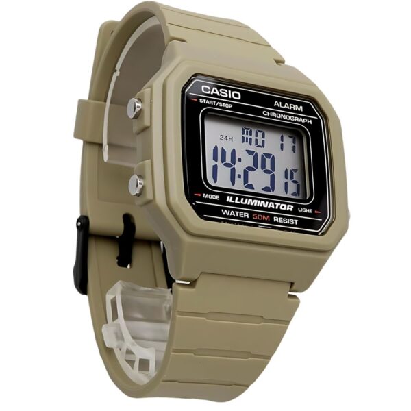 W-217H-5AVDF-SC - CASIO - VERDE MILITAR