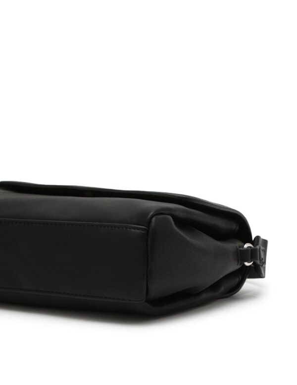 Metal Logo Flap Crossbody Bag Black Tommy – TJAW0AW17296