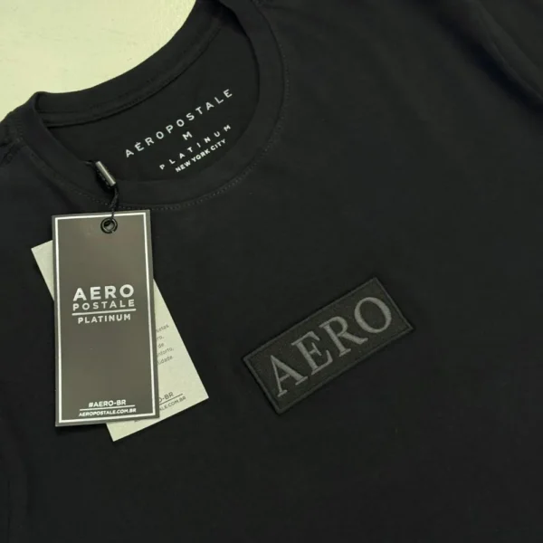 Camisa Aeropostale Platinum Preto REF 87120127