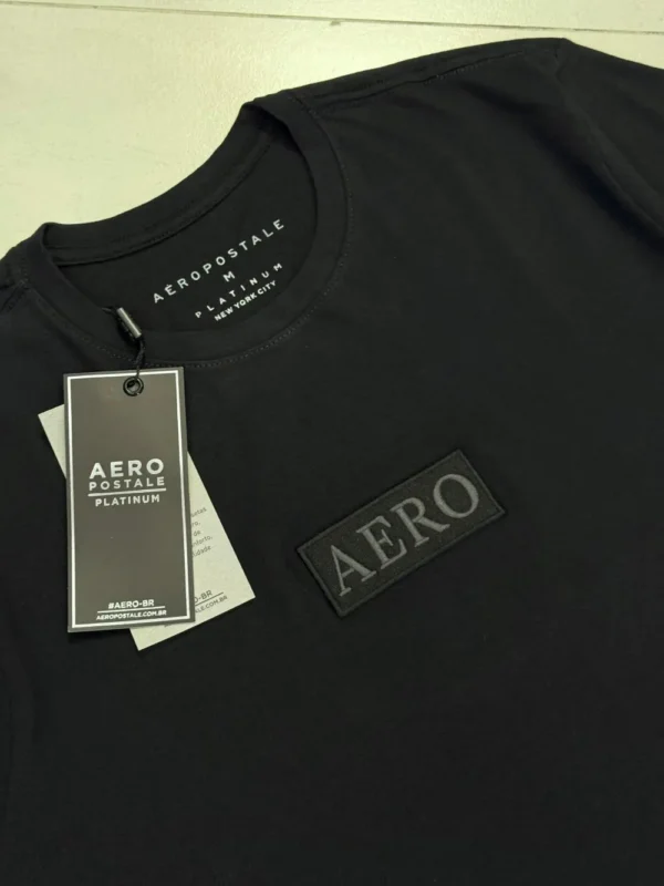 Camisa Aeropostale Platinum Preto REF 87120127