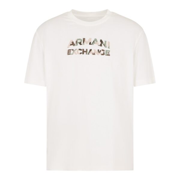 Camiseta Armani Exchange bege REF 6DZYHCZJBYZ