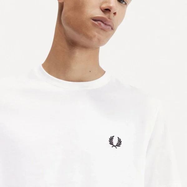 Camiseta Fred Perry Branco REF M7784