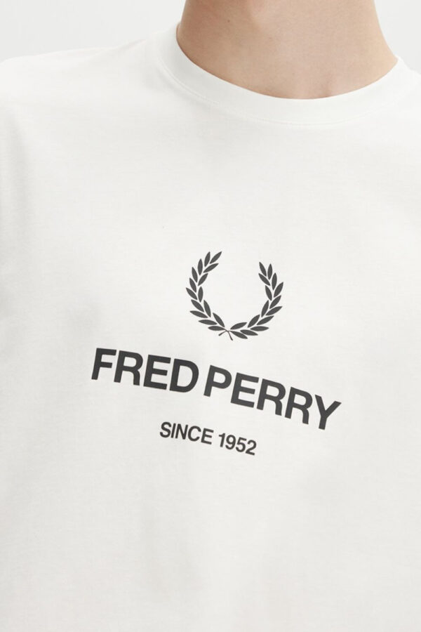 Camiseta Fred Perry Off White REF M8588