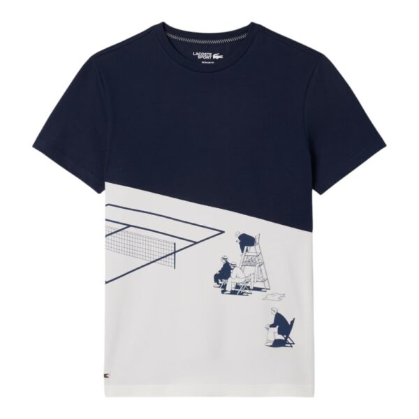 Camiseta Lacoste Sport Marinho REF FA134871111