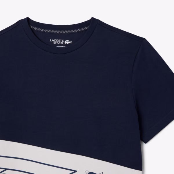 Camiseta Lacoste Sport Marinho REF FA134871111