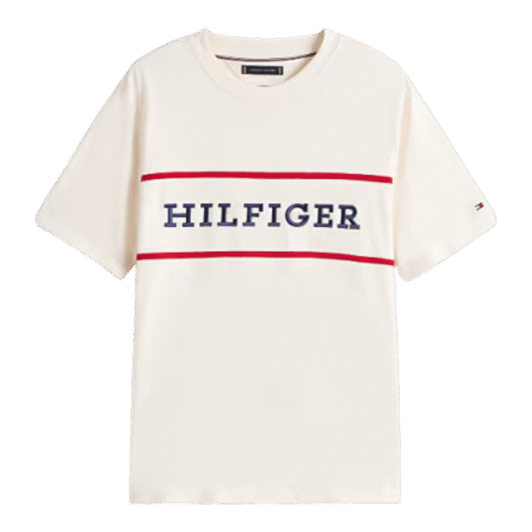 Camiseta Tommy Hiliger Bege REF THMW0MW39845