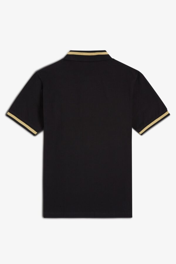 Gola Polo Fred Perry Preto e Dourado REF M2