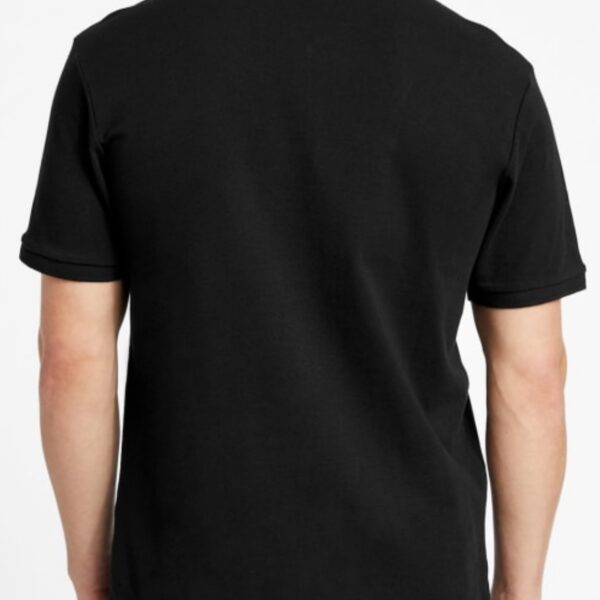 Guess Polo Preta Com Detalhe na Gola - Ref. X4YP12KCEN0