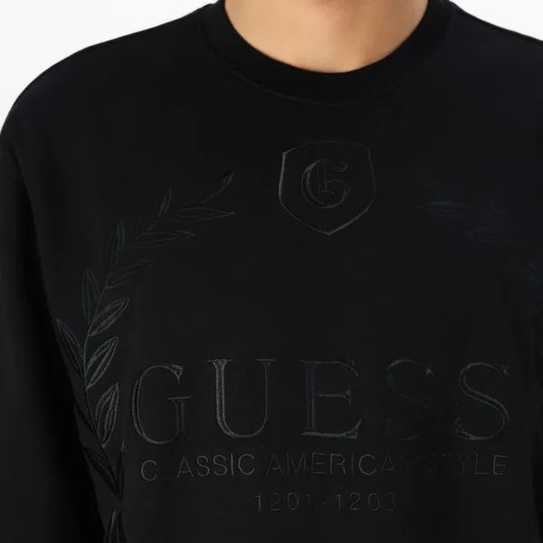 Camiseta Preto Manga Longa Guess - Ref. M243RTSKE66ADKJDP
