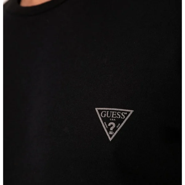 Camiseta Preta Com Detalhe Guess - Ref. MB0TSHKS001