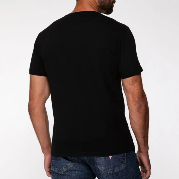 Camiseta Preta Com Detalhe Guess - Ref. MB0TSHKS001