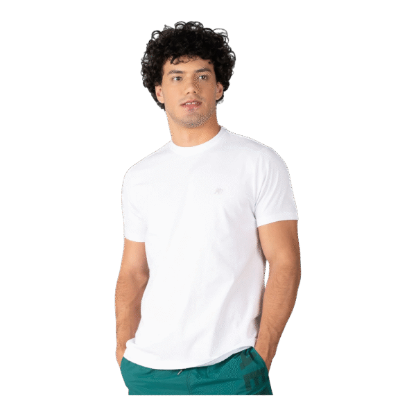 Camiseta Aeropostale Branca Basica de fios egipicios • REF 871301275