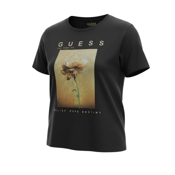 T-SHIRT GUESS FLOR HOT FIX - W243TOPKE2L