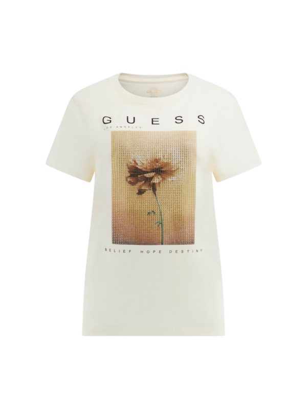 T-SHIRT GUESS FLOR HOT FIX – W243TOPKE2L