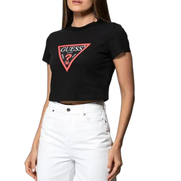 CAMISETA GUESS PRETO  - W242TOPKE66L