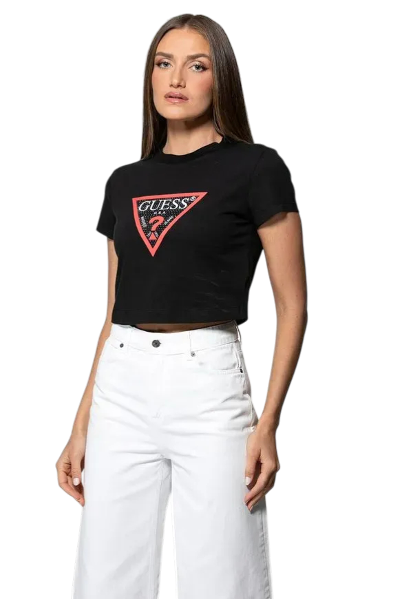 CAMISETA GUESS PRETO  – W242TOPKE66L