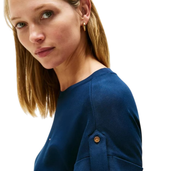 CAMISETA TOMMY HILFIGER FEMININA ROLL TAB  - THWW0WW46884