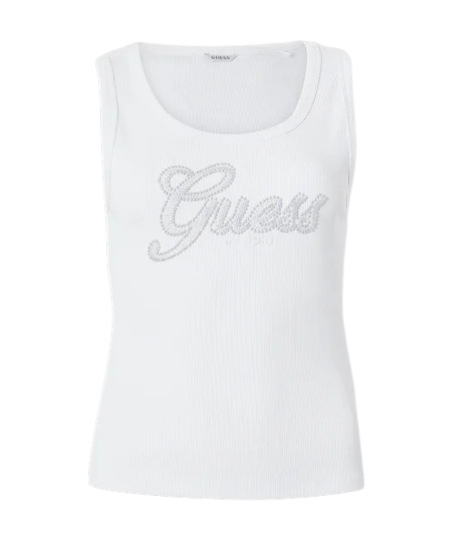 REGATA GUESS RIB BORDADO - W252TOPKE27EJBLK