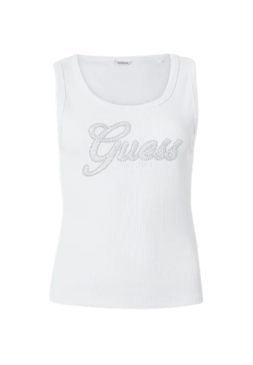 REGATA GUESS RIB BORDADO – W252TOPKE27EJBLK