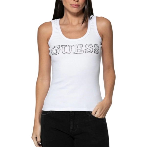 REGATA GUESS RIB BORDADO - W252TOPKE27EJBLK