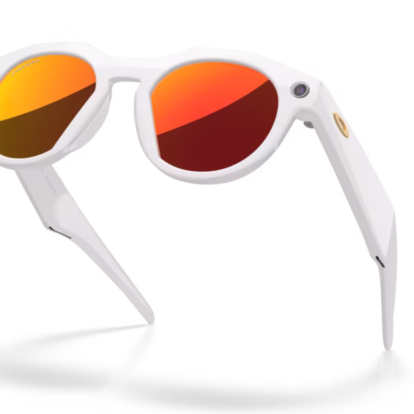 ÓCULOS OAKLEY META HSTN BRANCO/VERMELHO