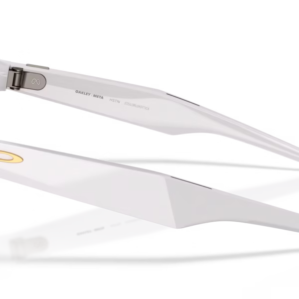 ÓCULOS OAKLEY META HSTN BRANCO/VERMELHO