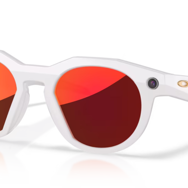 ÓCULOS OAKLEY META HSTN BRANCO/VERMELHO