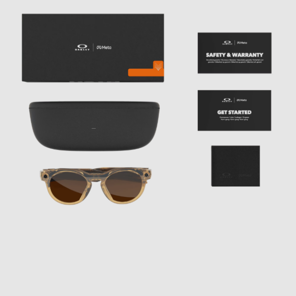 OAKLEY META HSTN - LIGHT CURRY/TRANSITION BROWN - 00W8002