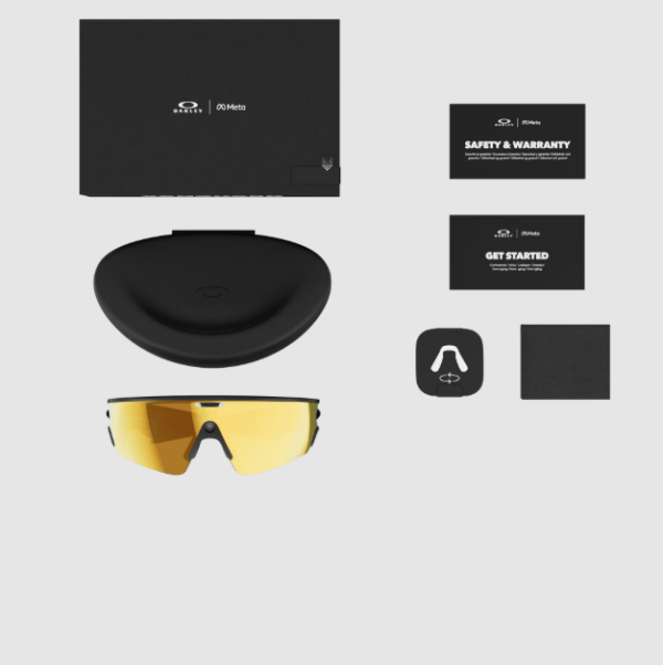 OAKLEY META VANGUARD – BLACK/PRIZM 24K – 00W8001