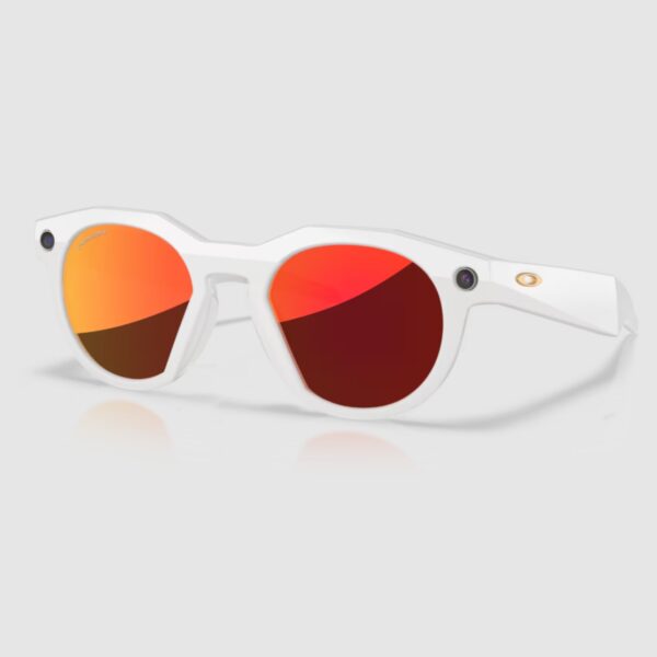 ÓCULOS OAKLEY META HSTN BRANCO/VERMELHO