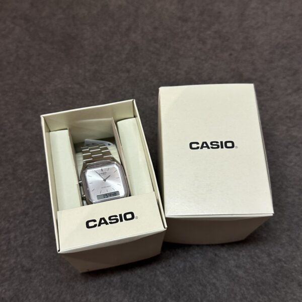 RELÓGIO CASIO VINTAGE - AQ-230A-7AMQYDF-SC