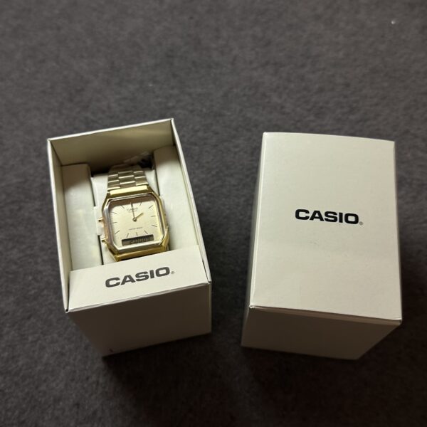 RELÓGIO CASIO VINTAGE - AQ-230A-7AMQYDF-SC