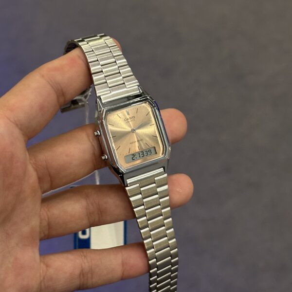 RELÓGIO CASIO VINTAGE - AQ-230A-4AMQYDF-SC