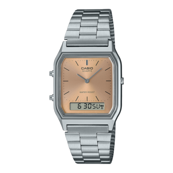 RELÓGIO CASIO VINTAGE - AQ-230A-4AMQYDF-SC