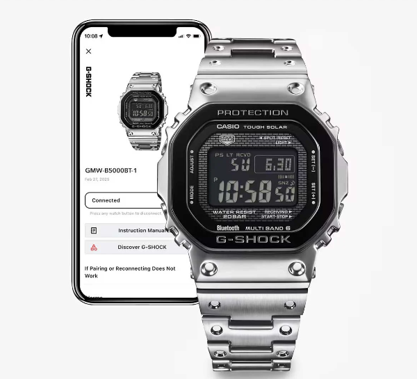 RELÓGIO CASIO G-SHOCK - GMW-B5000BT-1DR