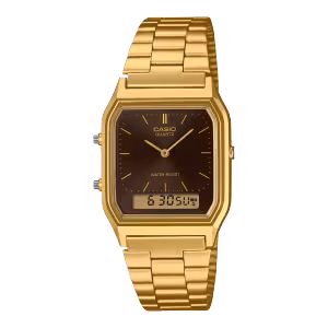 RELÓGIO CASIO VINTAGE - AQ-230GA-5AMQYDF-SC