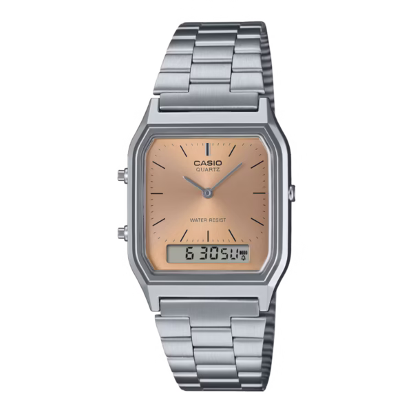 RELÓGIO CASIO VINTAGE - AQ-230A-4AMQYDF-SC